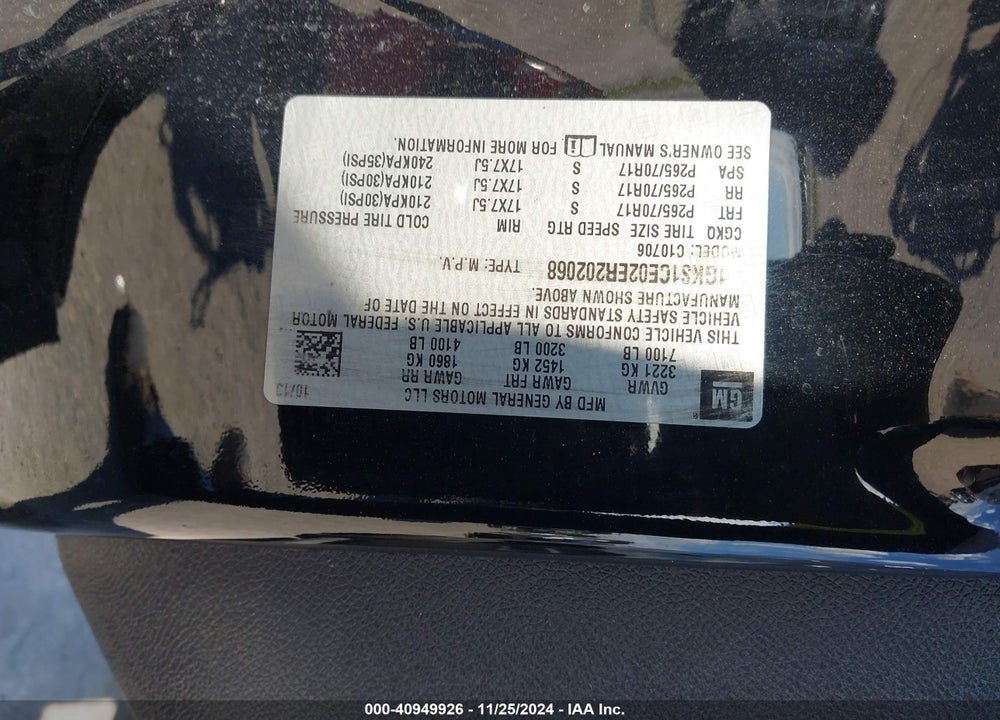 2014 GMC YUKON SLT VIN: 1GKS1CE02ER202068