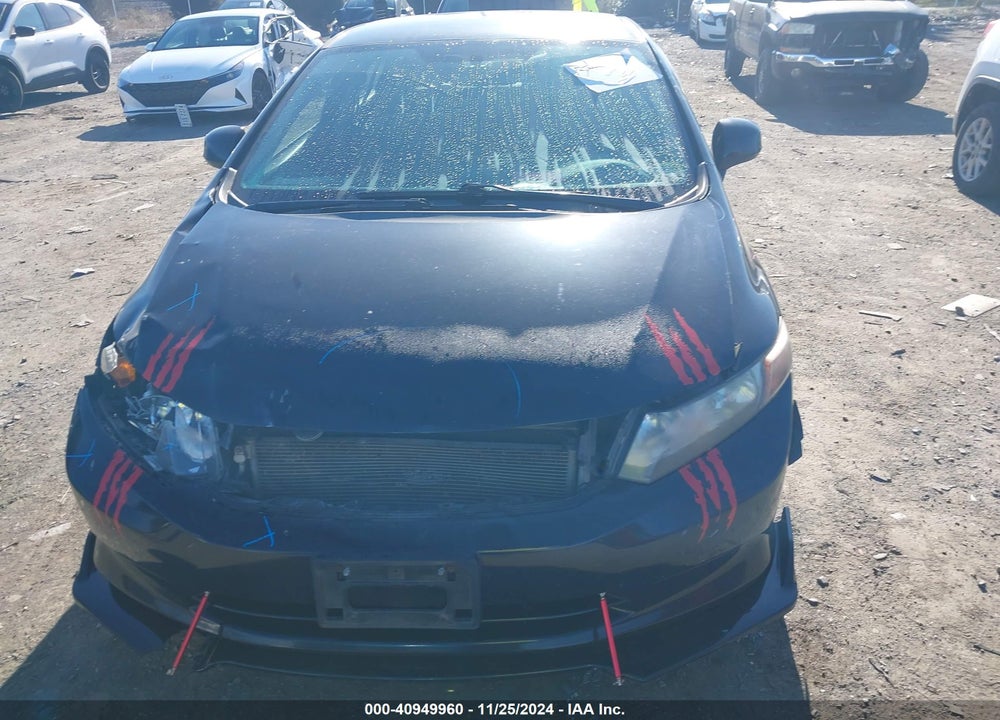 2012 HONDA CIVIC LX VIN: 2HGFB2F59CH571653