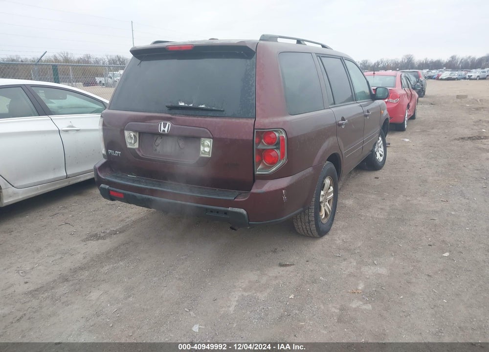 2008 HONDA PILOT VP VIN: 5FNYF28208B003612