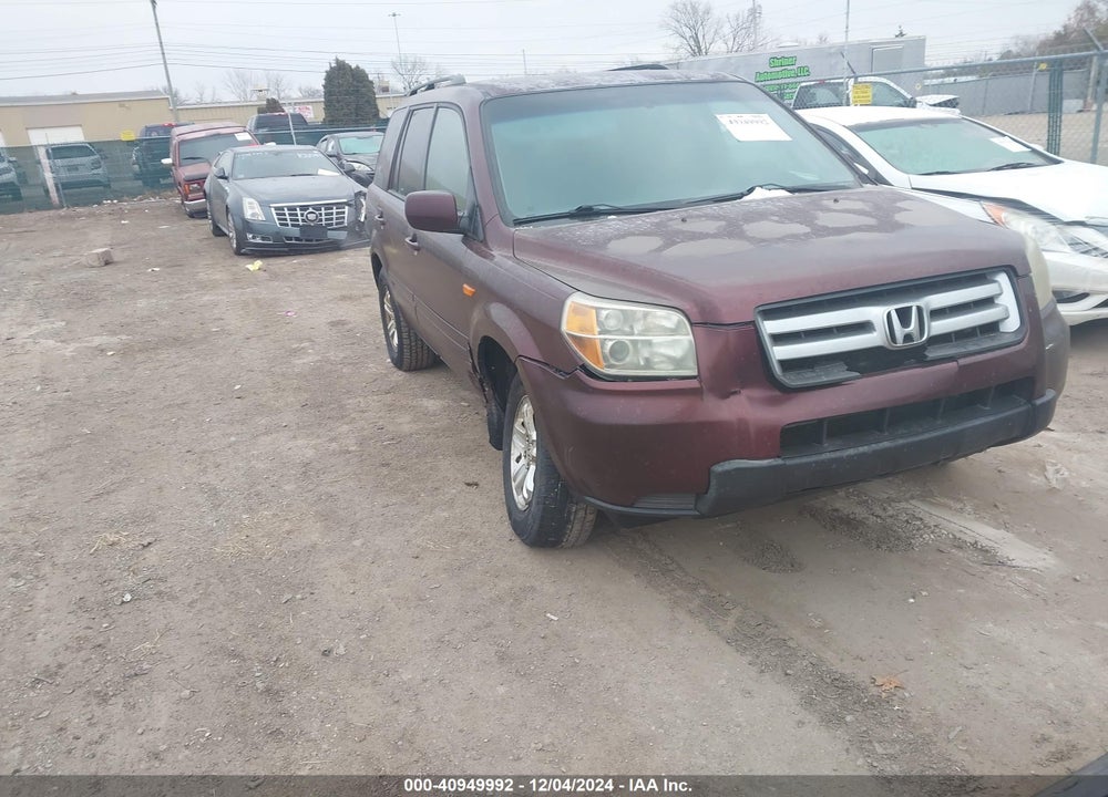 2008 HONDA PILOT VP VIN: 5FNYF28208B003612