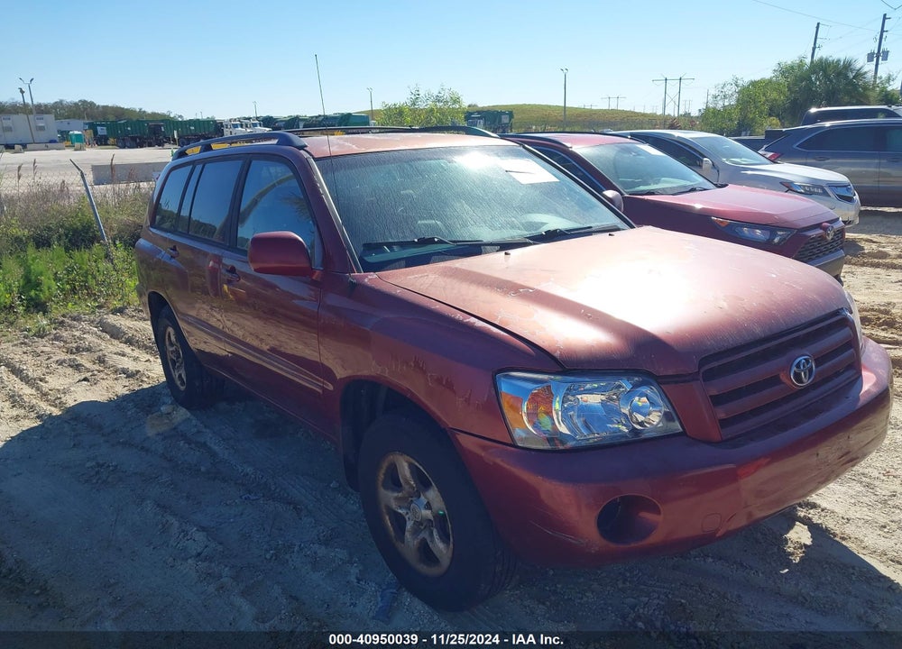 2005 TOYOTA HIGHLANDER VIN: JTEHD21A150034896