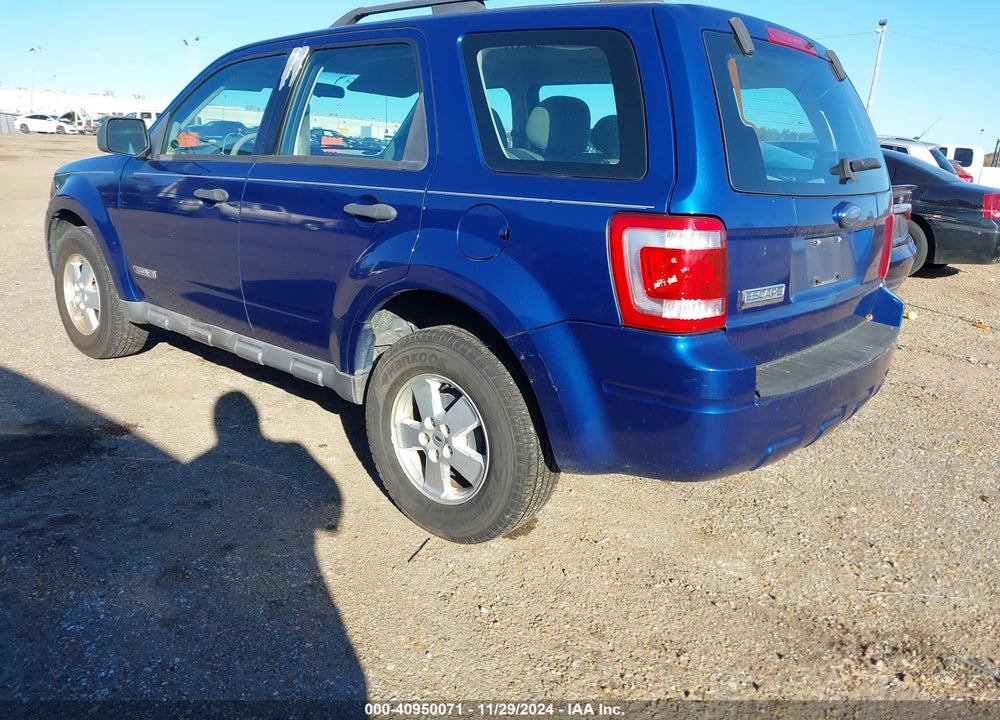 2008 FORD ESCAPE XLS/XLS MANUAL VIN: 1FMCU02Z98KA02550