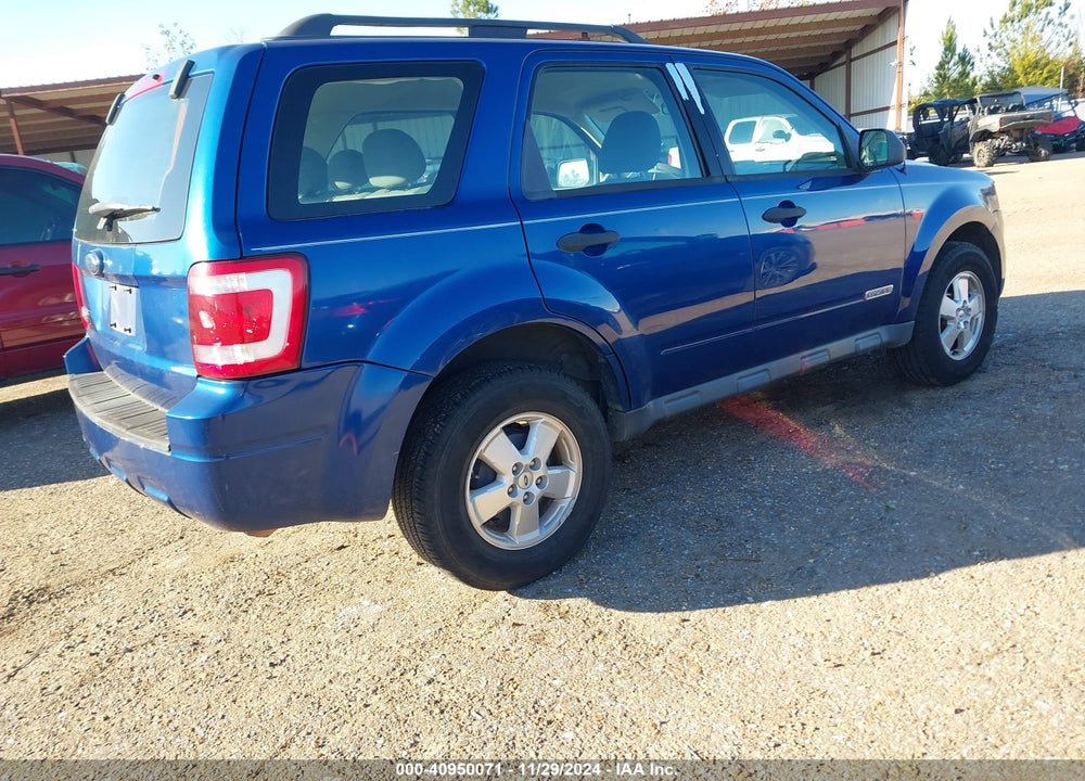 2008 FORD ESCAPE XLS/XLS MANUAL VIN: 1FMCU02Z98KA02550