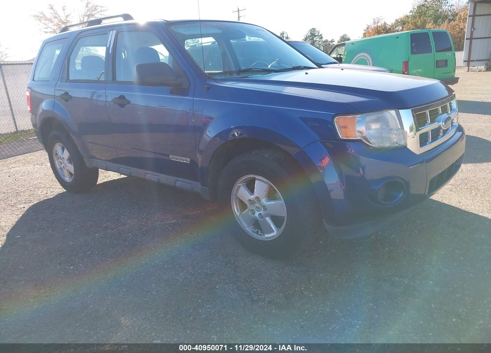 2008 FORD ESCAPE XLS/XLS MANUAL VIN: 1FMCU02Z98KA02550