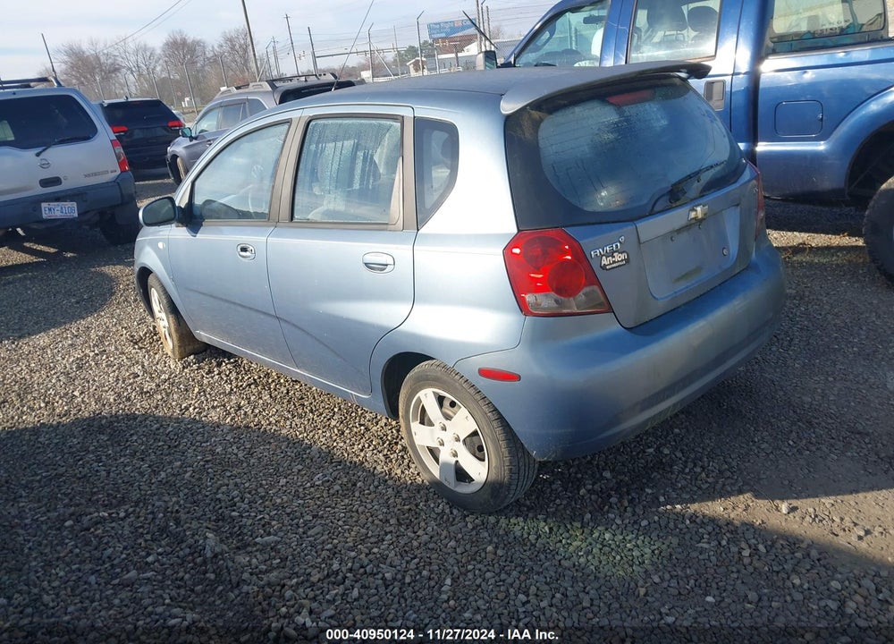 2007 CHEVROLET AVEO 5 LS VIN: KL1TD666X7B728902