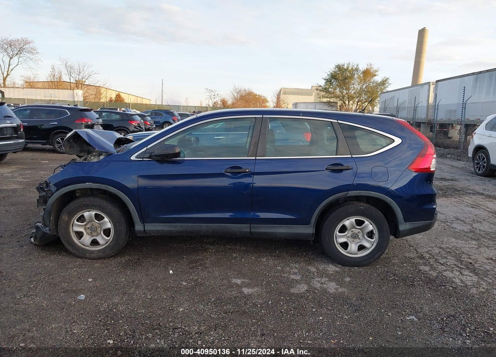 2015 HONDA CR-V LX VIN: 5J6RM4H34FL037099