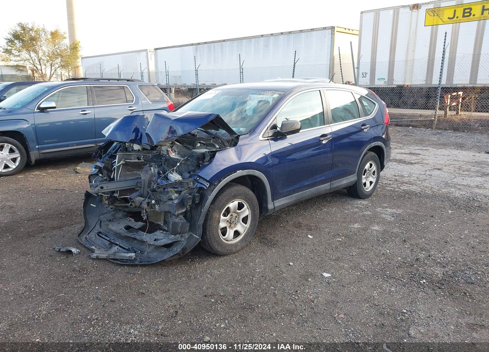 2015 HONDA CR-V LX VIN: 5J6RM4H34FL037099