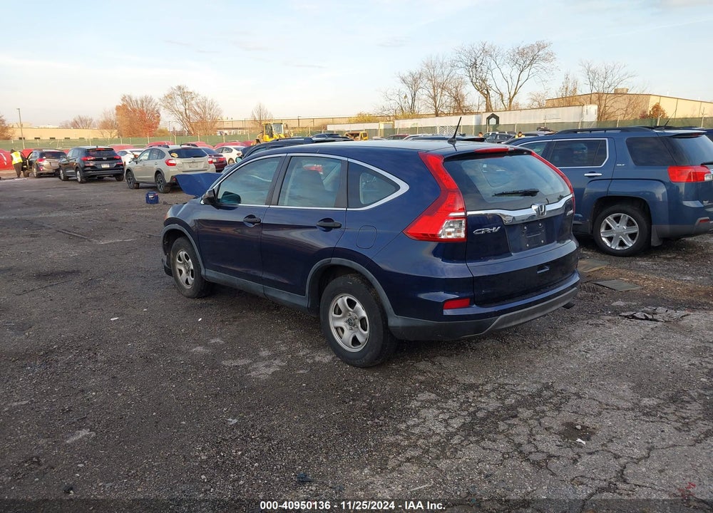 2015 HONDA CR-V LX VIN: 5J6RM4H34FL037099