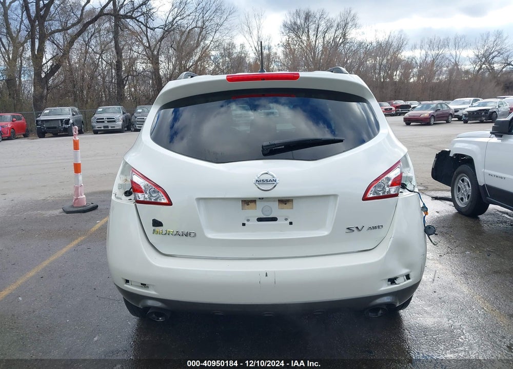 2012 NISSAN MURANO SV VIN: JN8AZ1MW5CW214339