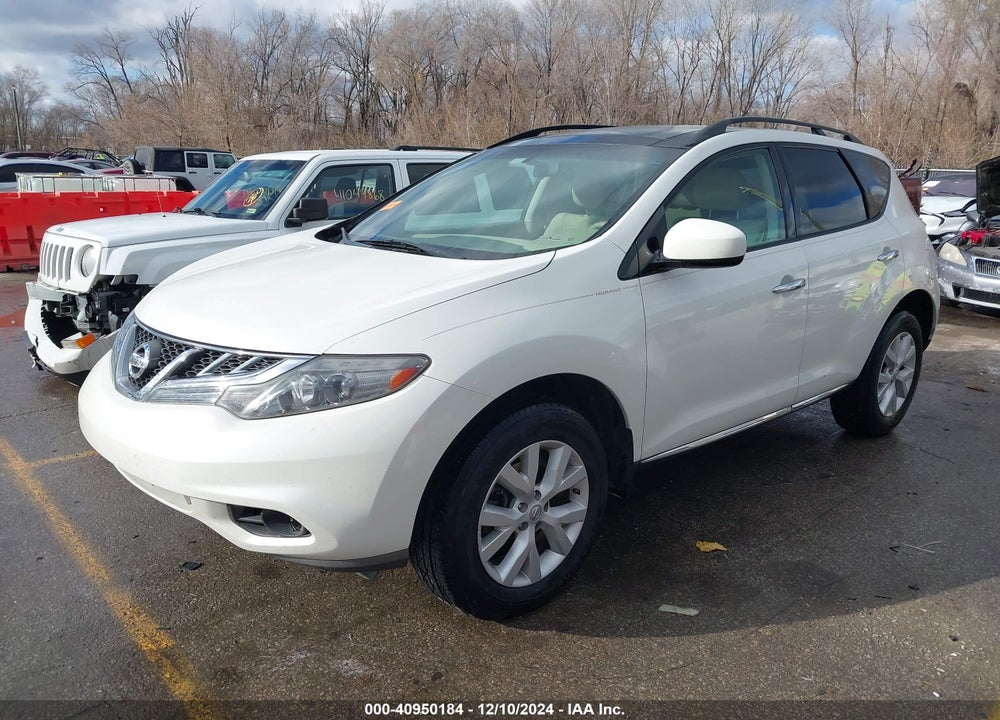 2012 NISSAN MURANO SV VIN: JN8AZ1MW5CW214339