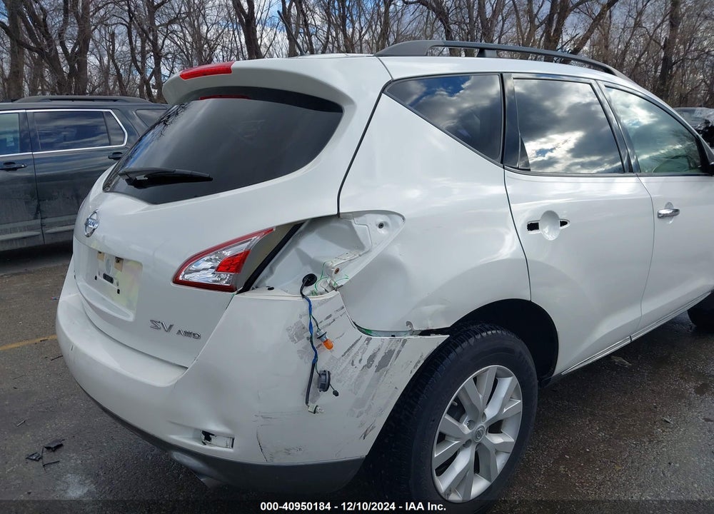 2012 NISSAN MURANO SV VIN: JN8AZ1MW5CW214339