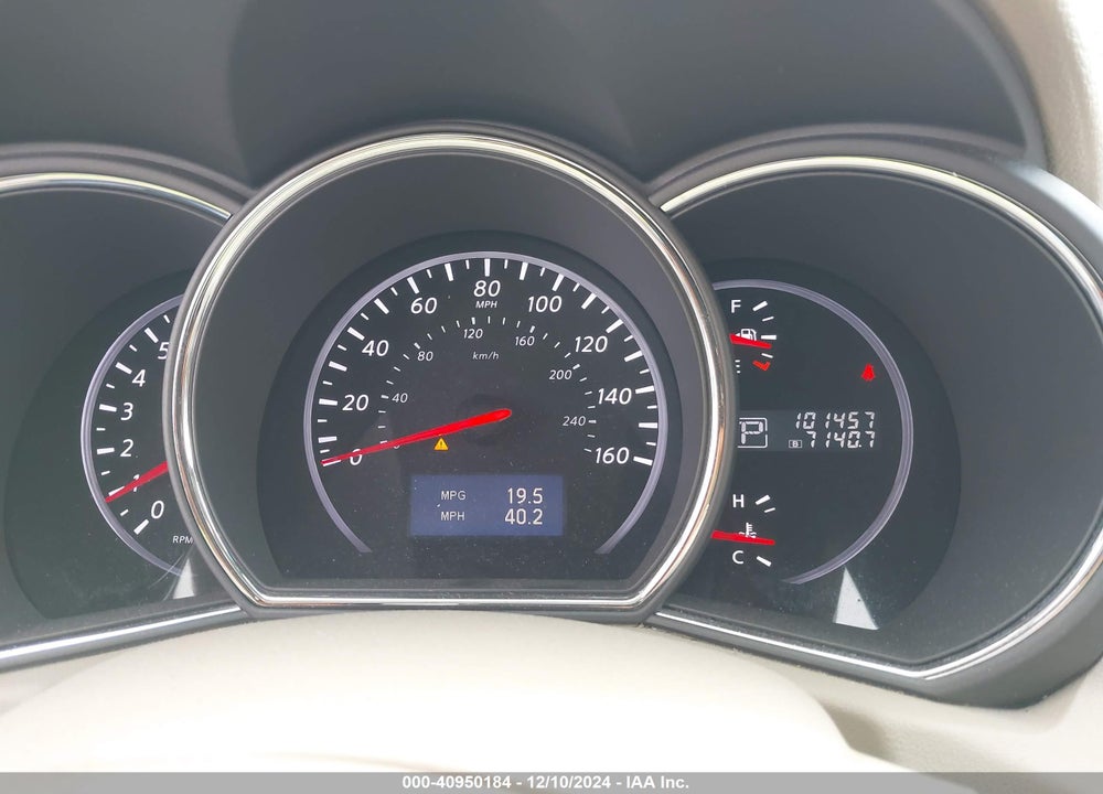 2012 NISSAN MURANO SV VIN: JN8AZ1MW5CW214339