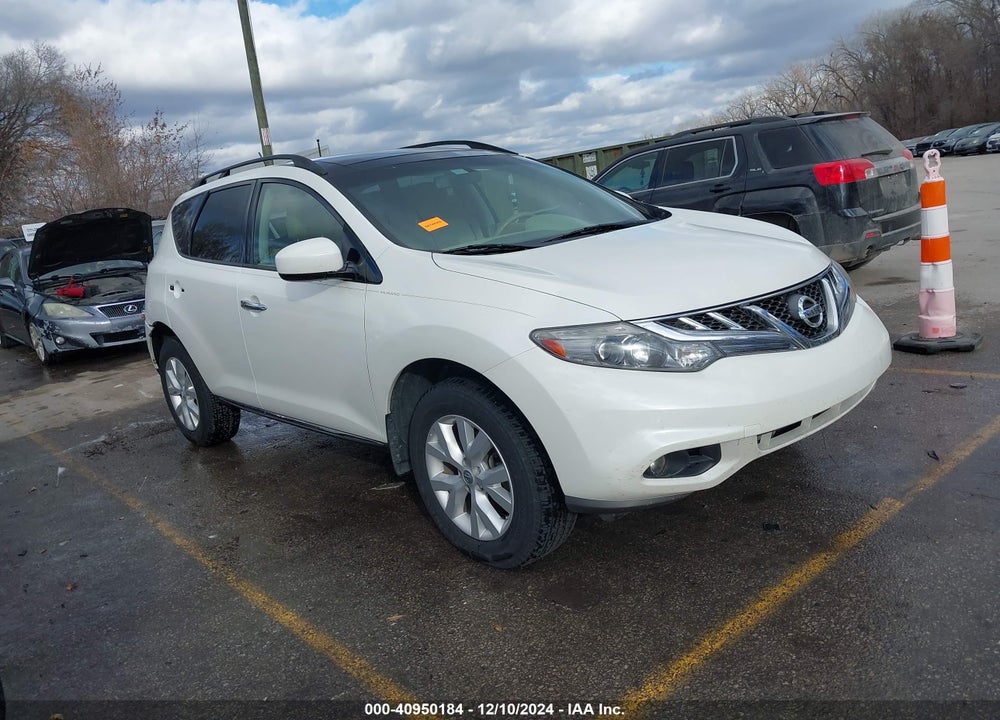 2012 NISSAN MURANO SV VIN: JN8AZ1MW5CW214339
