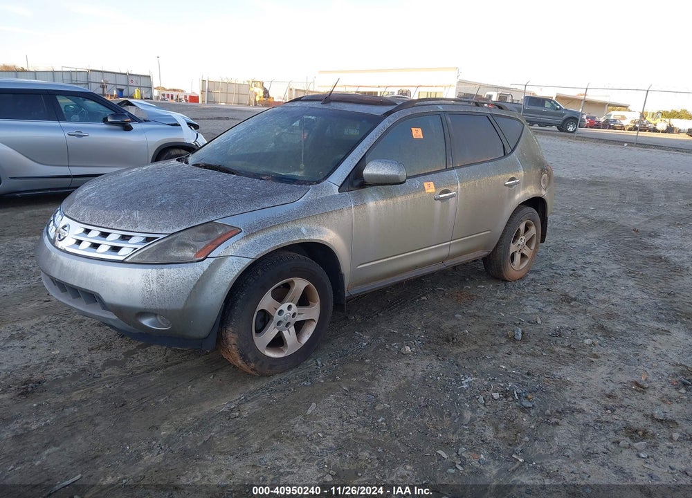 2003 NISSAN MURANO SL VIN: JN8AZ08W73W237271