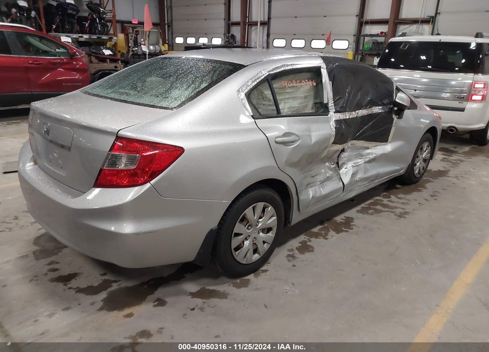 2012 HONDA CIVIC LX VIN: 19XFB2F59CE068585