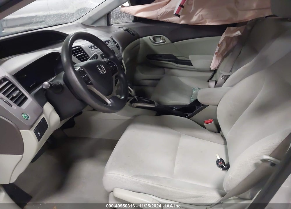 2012 HONDA CIVIC LX VIN: 19XFB2F59CE068585
