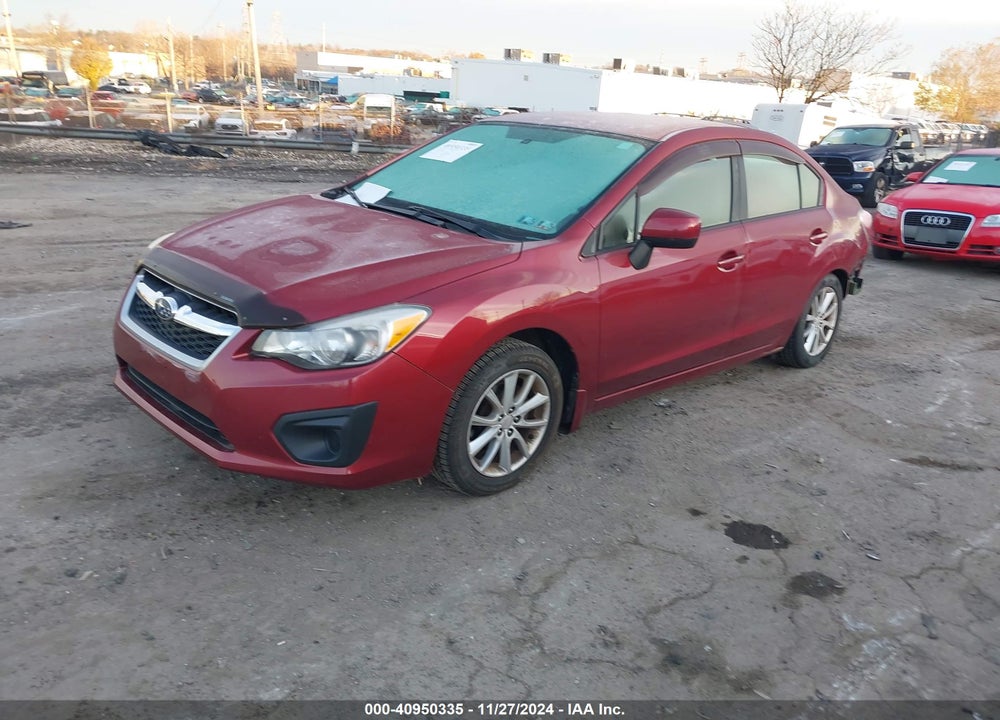 2013 SUBARU IMPREZA 2.0I PREMIUM VIN: JF1GJAC62DH035539