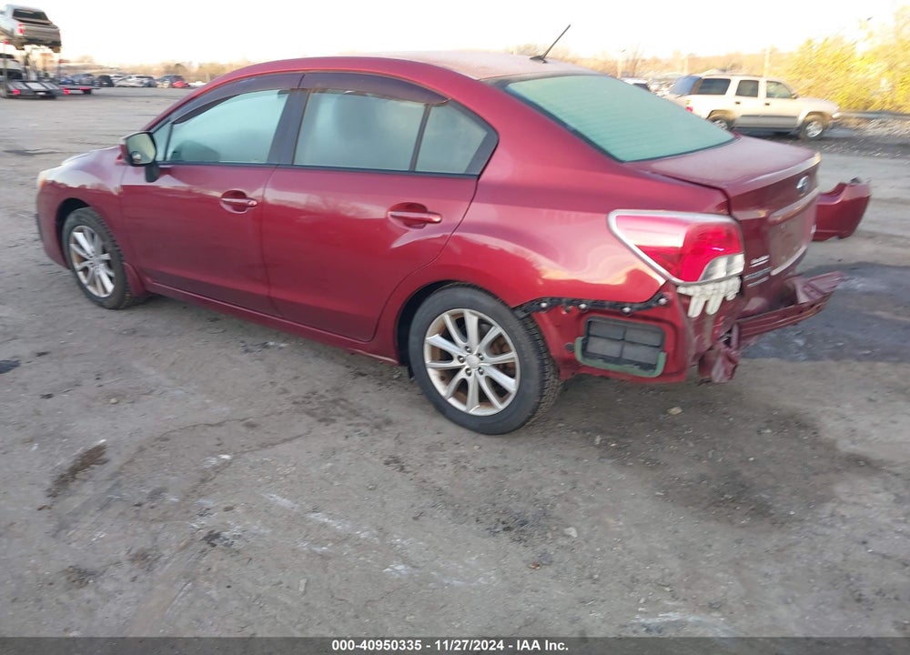 2013 SUBARU IMPREZA 2.0I PREMIUM VIN: JF1GJAC62DH035539