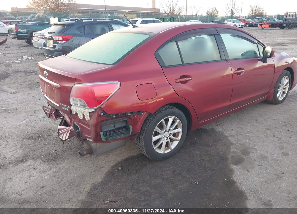 2013 SUBARU IMPREZA 2.0I PREMIUM VIN: JF1GJAC62DH035539