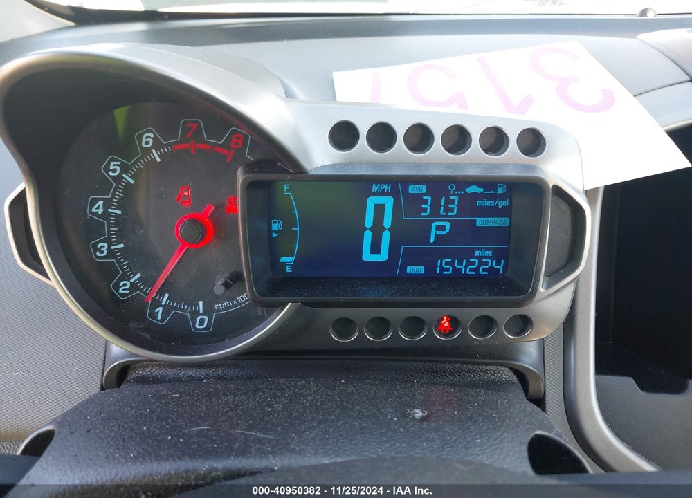 2012 CHEVROLET SONIC 2LT VIN: 1G1JC5SB5C4218254