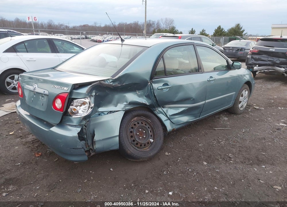 2006 TOYOTA COROLLA LE VIN: 2T1BR32E46C644267