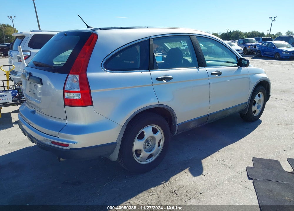 2010 HONDA CR-V LX VIN: 5J6RE3H38AL049661
