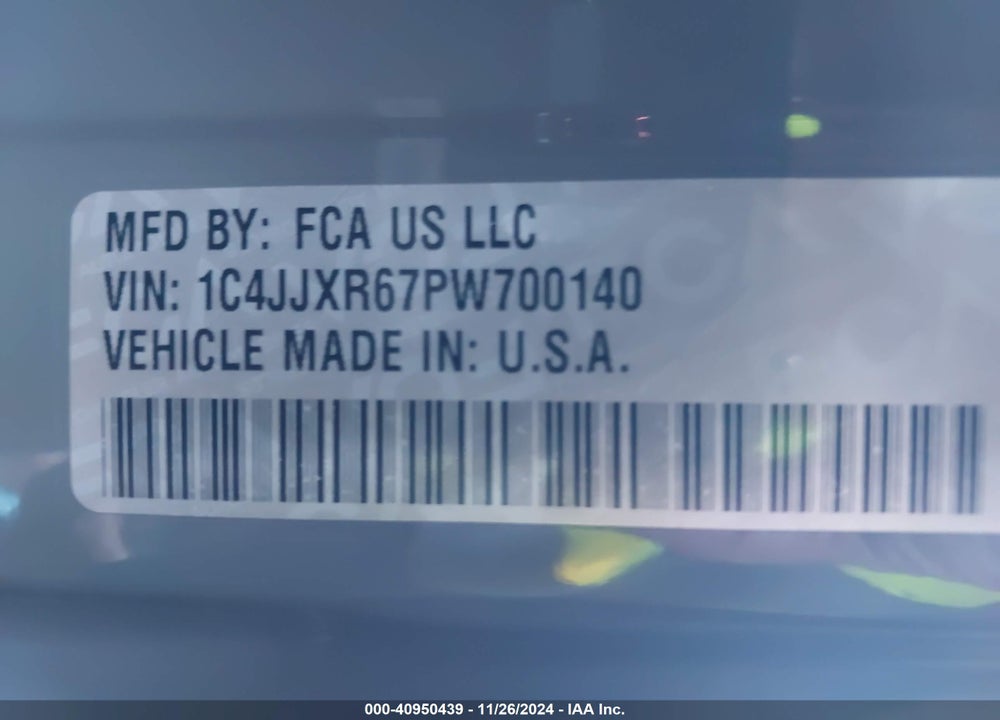 2023 JEEP WRANGLER 4XE RUBICON 4X4 VIN: 1C4JJXR67PW700140