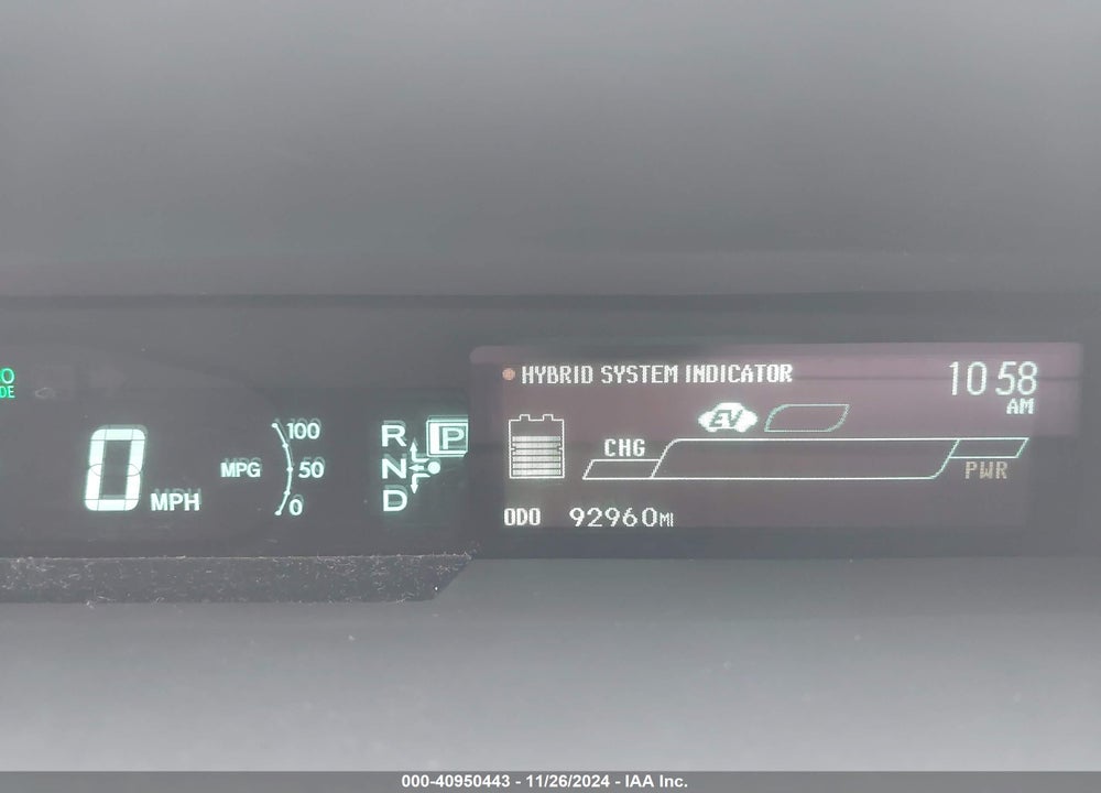 2013 TOYOTA PRIUS TWO VIN: JTDKN3DU5D1700427