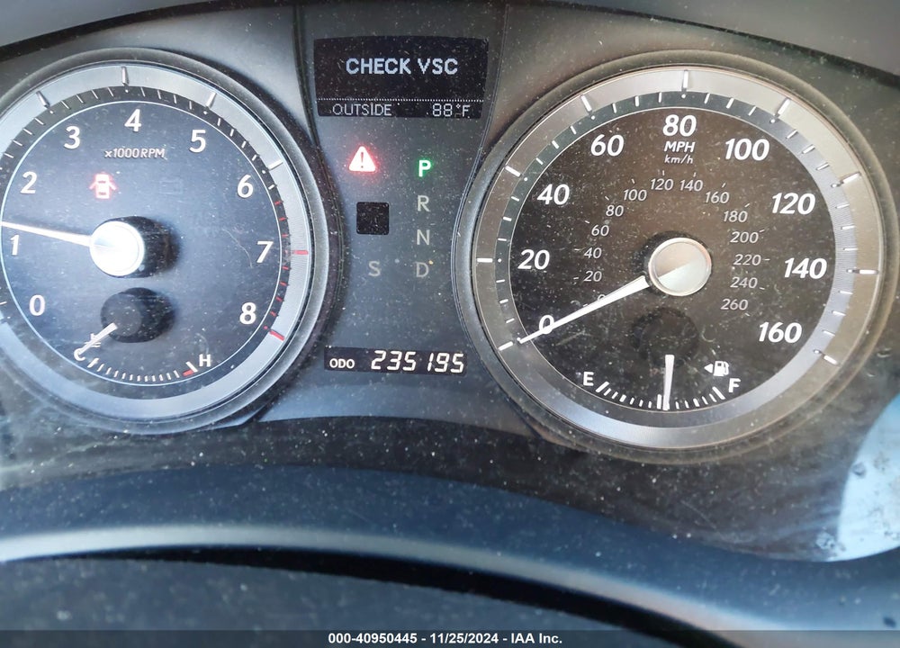 2007 LEXUS ES 350 VIN: JTHBJ46G472004843