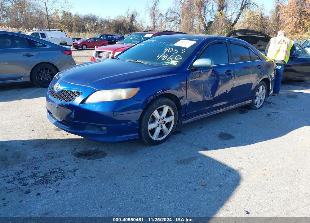 2008 TOYOTA CAMRY SE VIN: 4T1BE46K78U257957