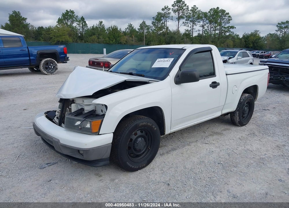 2011 CHEVROLET COLORADO WORK TRUCK VIN: 1GCCSBF90B8123200