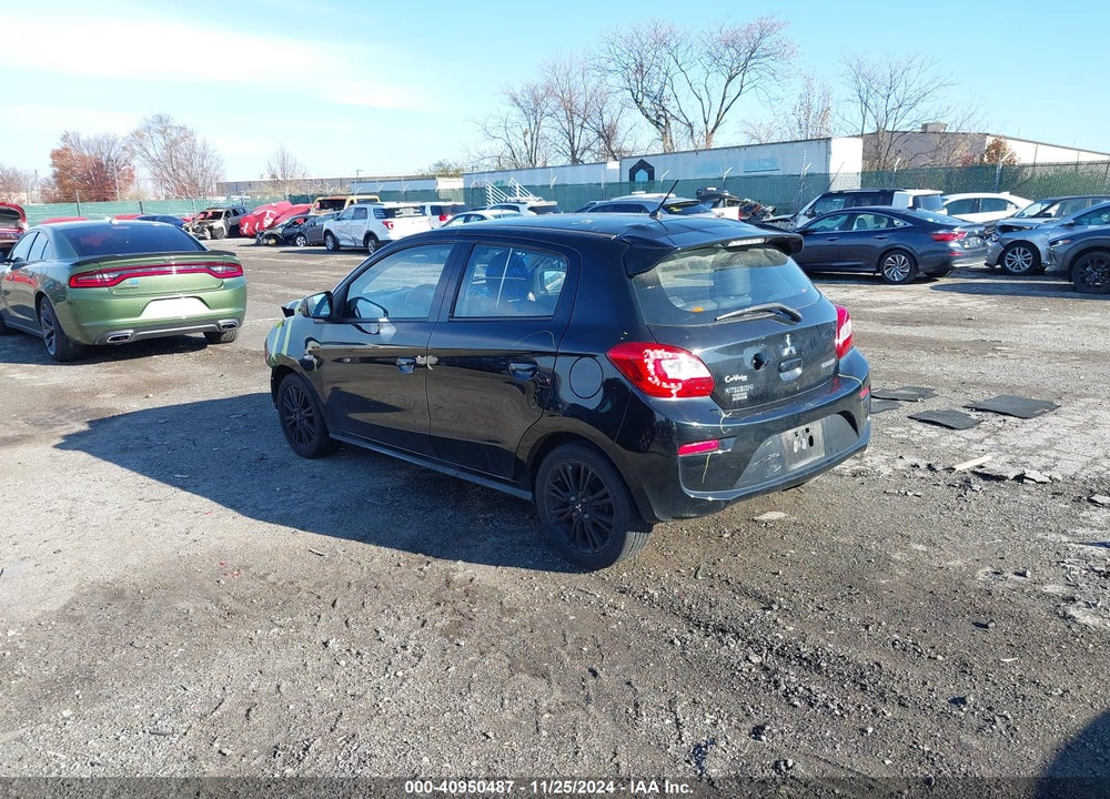 2019 MITSUBISHI MIRAGE LE VIN: ML32A5HJ1KH009667