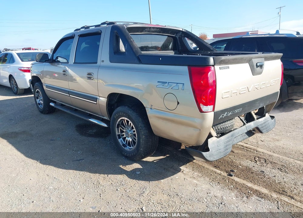 2006 CHEVROLET AVALANCHE 1500 Z71 VIN: 3GNEK12ZX6G104881