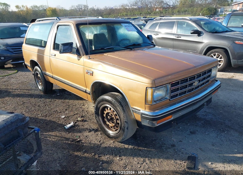 1987 CHEVROLET BLAZER S10 VIN: 1GNCT18R3H8144367