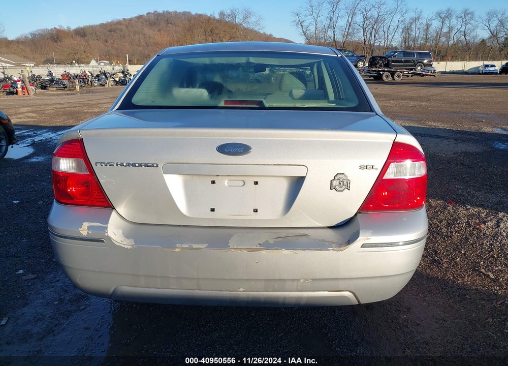 2005 FORD FIVE HUNDRED SEL VIN: 1FAFP24185G160118