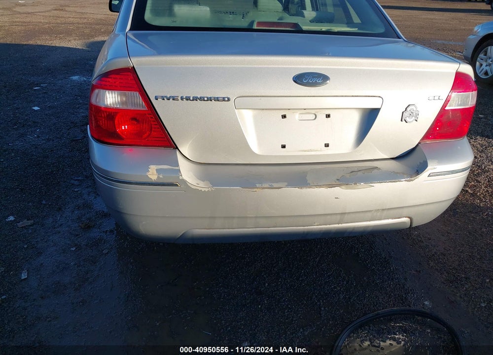 2005 FORD FIVE HUNDRED SEL VIN: 1FAFP24185G160118