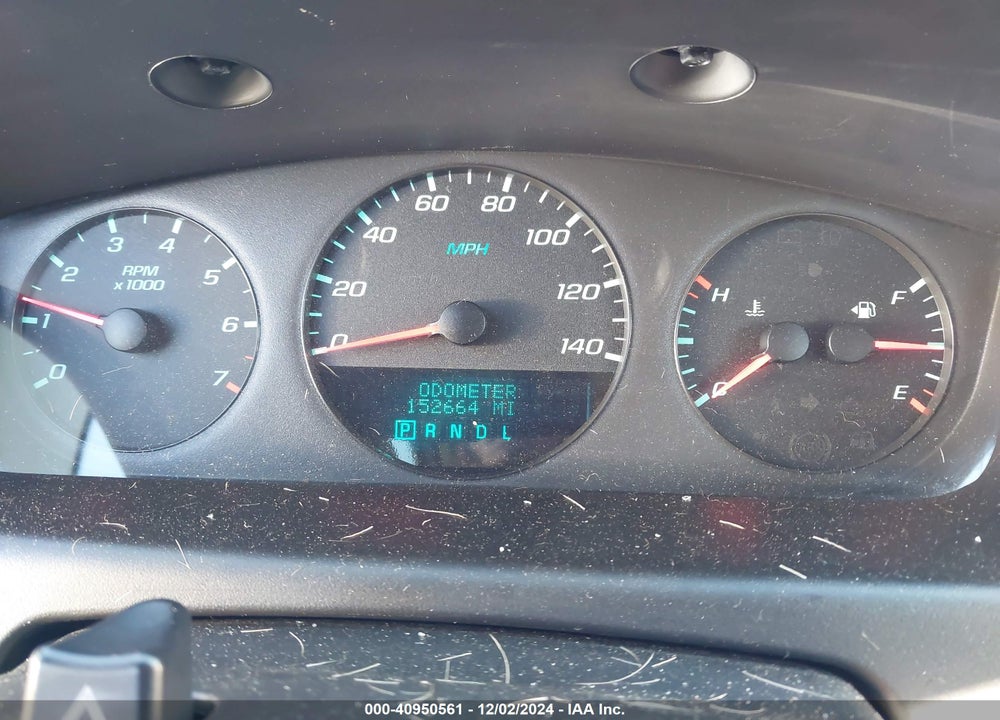 2012 CHEV IMPALA LS FLEET VIN: 2G1WF5E33C1144569