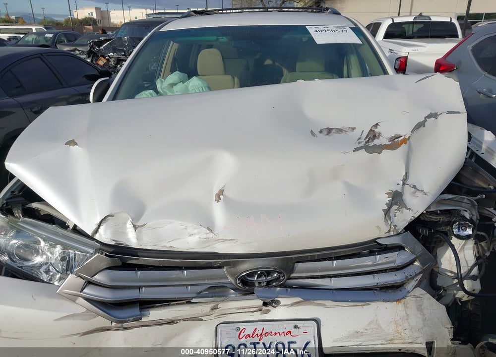 2012 TOYOTA HIGHLANDER SE VIN: 5TDZK3EH6CS083422