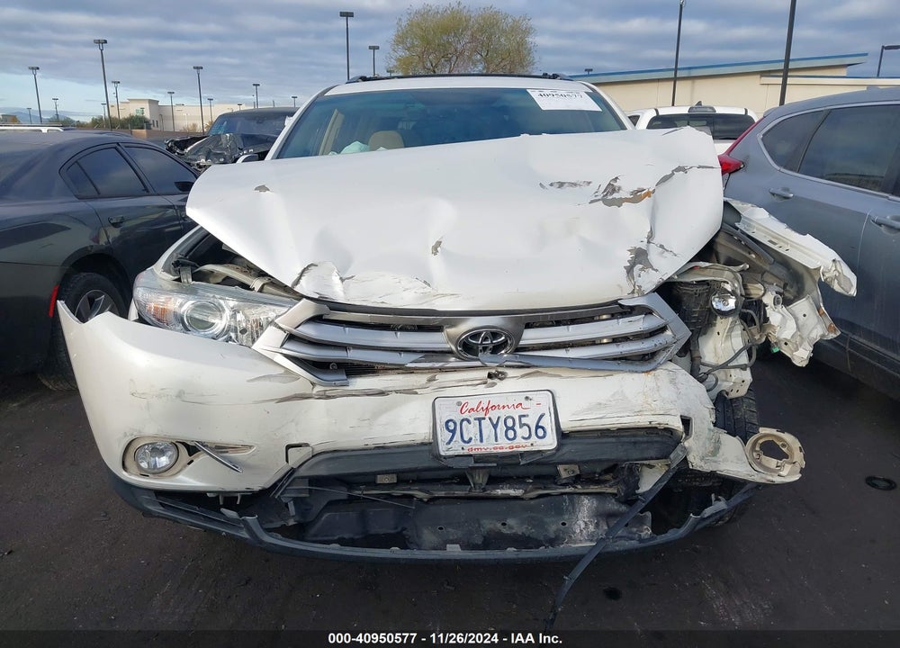 2012 TOYOTA HIGHLANDER SE VIN: 5TDZK3EH6CS083422