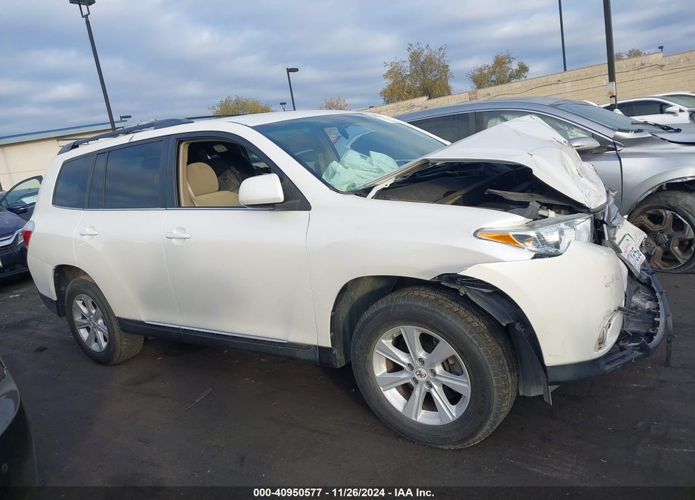 2012 TOYOTA HIGHLANDER SE VIN: 5TDZK3EH6CS083422