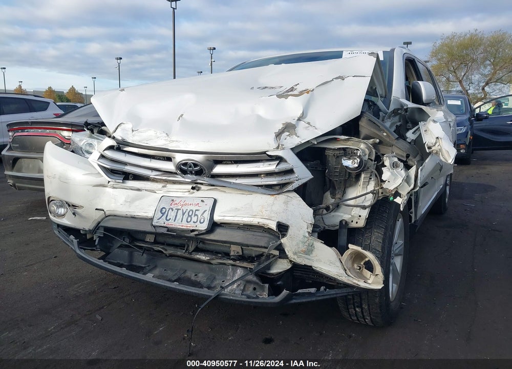 2012 TOYOTA HIGHLANDER SE VIN: 5TDZK3EH6CS083422
