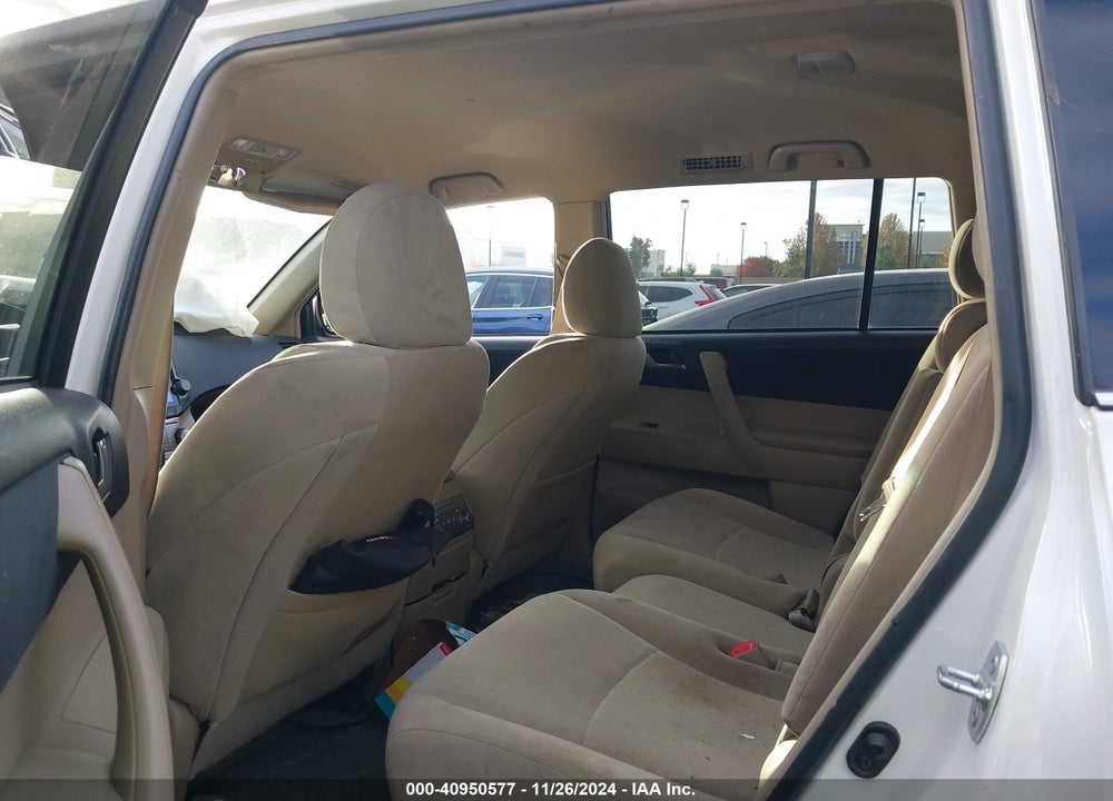 2012 TOYOTA HIGHLANDER SE VIN: 5TDZK3EH6CS083422