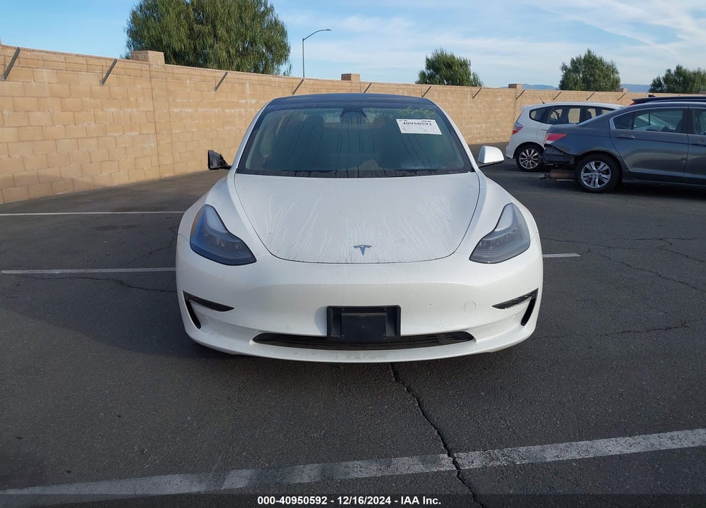 2022 TESLA MODEL 3 LONG RANGE DUAL MOTOR ALL-WHEEL DRIVE VIN: 5YJ3E1EB9NF193479