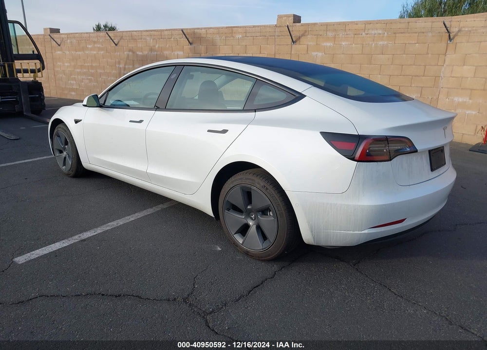 2022 TESLA MODEL 3 LONG RANGE DUAL MOTOR ALL-WHEEL DRIVE VIN: 5YJ3E1EB9NF193479