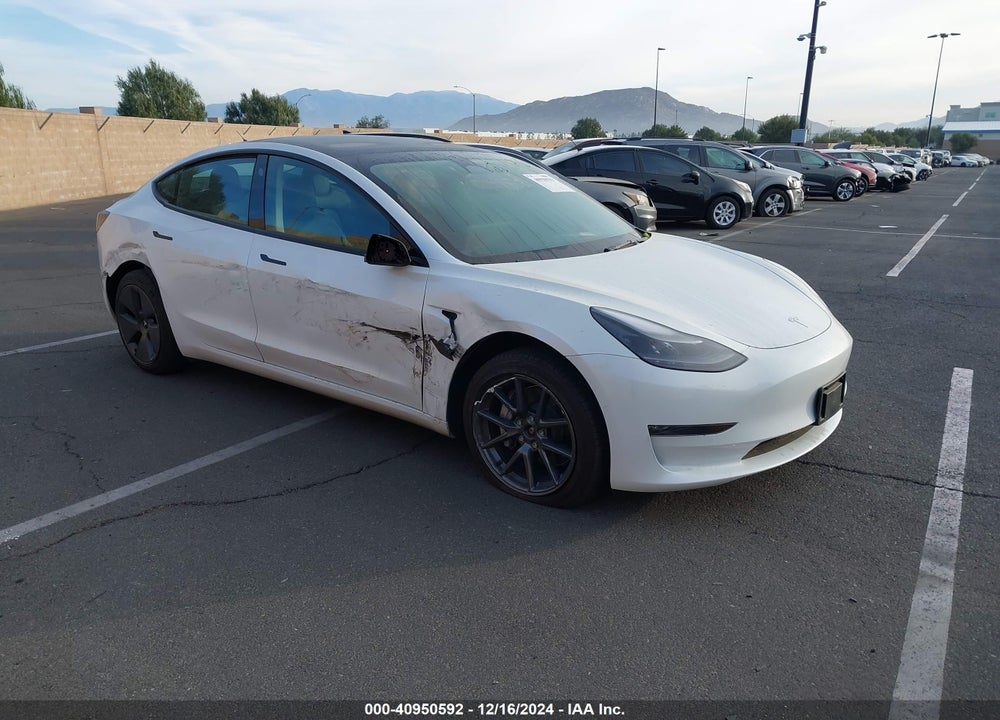 2022 TESLA MODEL 3 LONG RANGE DUAL MOTOR ALL-WHEEL DRIVE VIN: 5YJ3E1EB9NF193479