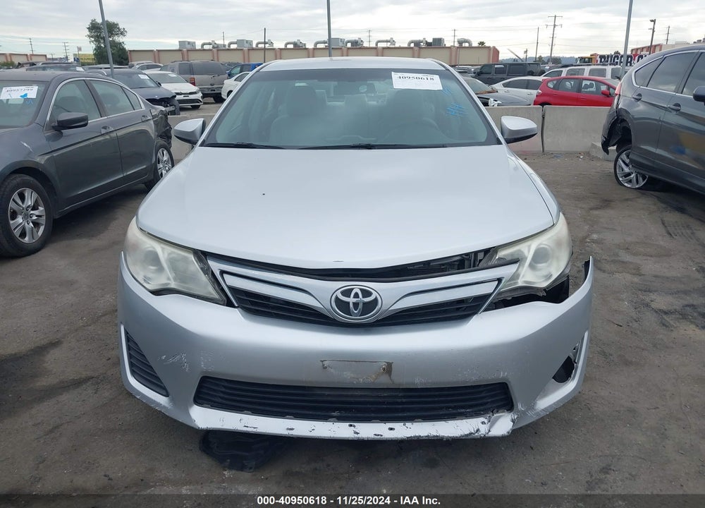 2012 TOYOTA CAMRY LE VIN: 4T4BF1FK9CR213131