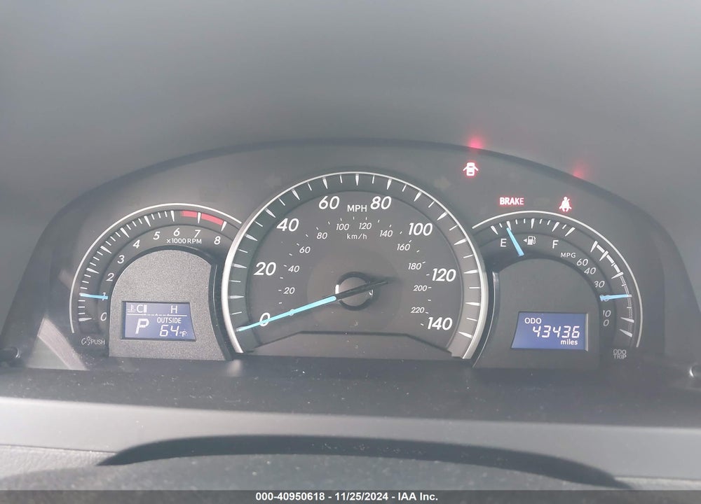 2012 TOYOTA CAMRY LE VIN: 4T4BF1FK9CR213131