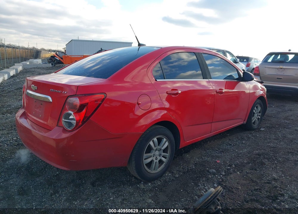 2014 CHEVROLET SONIC LT AUTO VIN: 1G1JC5SHXE4110719