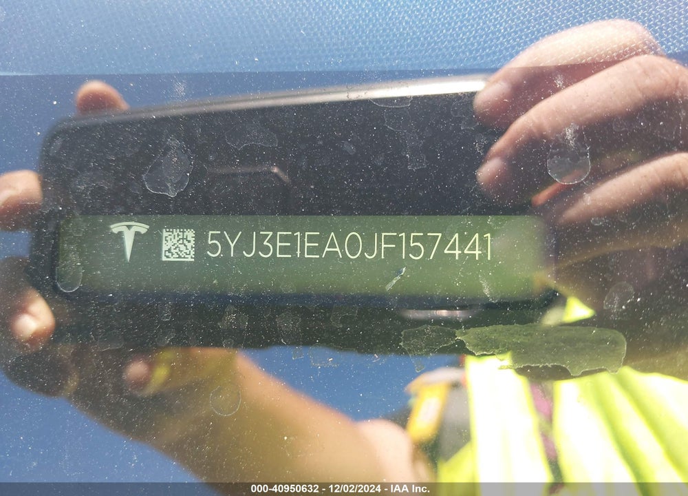 2018 TESLA MODEL 3 LONG RANGE/MID RANGE VIN: 5YJ3E1EA0JF157441