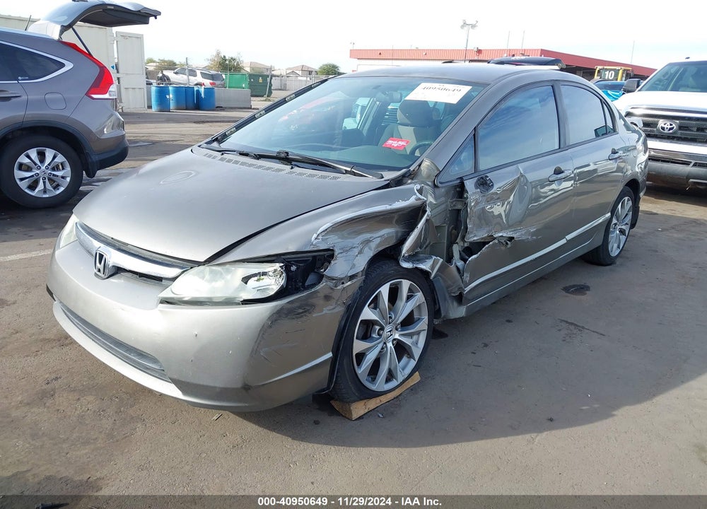 2008 HONDA CIVIC LX VIN: 2HGFA16598H352602